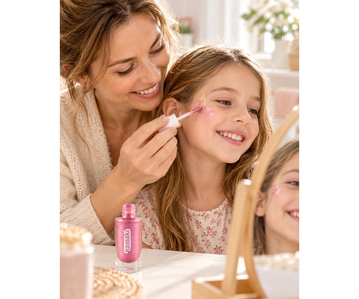 Gel Glitter Namaki Pink para Rostro y Cuerpo