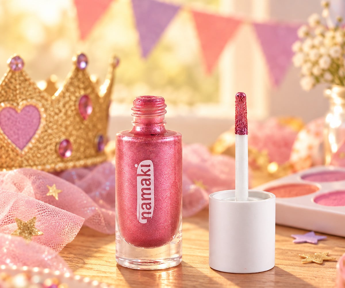 Gel Glitter Namaki Pink para Rostro y Cuerpo