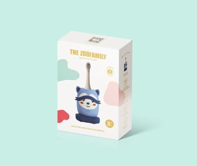 Cepillo de Dientes Eléctrico Infantil Zoo Toothbrush Raccoon