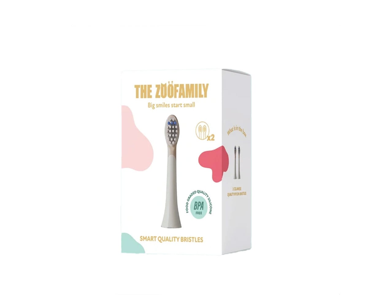 Set 2 Cabezales de Recambio The Zoofamily Tootbrush Bristle
