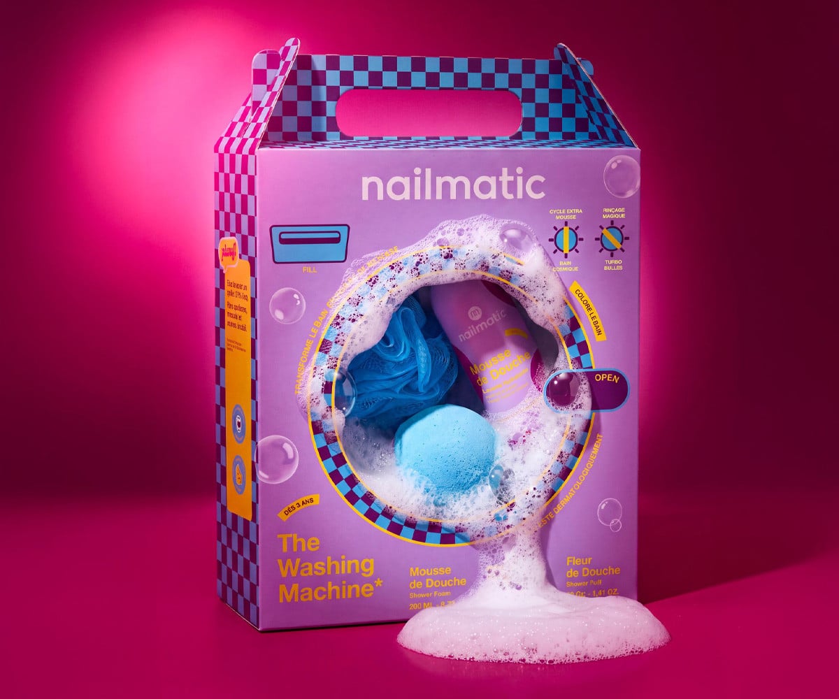 Caixa de banho Machine Violet Noel 2026