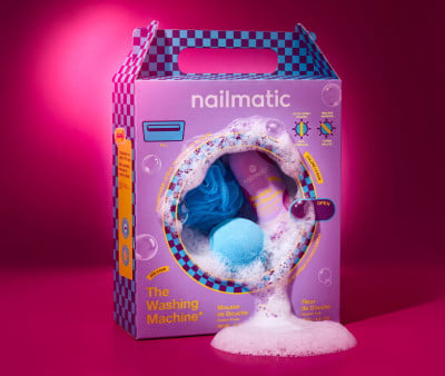 Caixa de banho Machine Violet Noel 2026