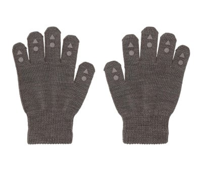 Guantes Antideslizantes Lana Merino Brown Melange