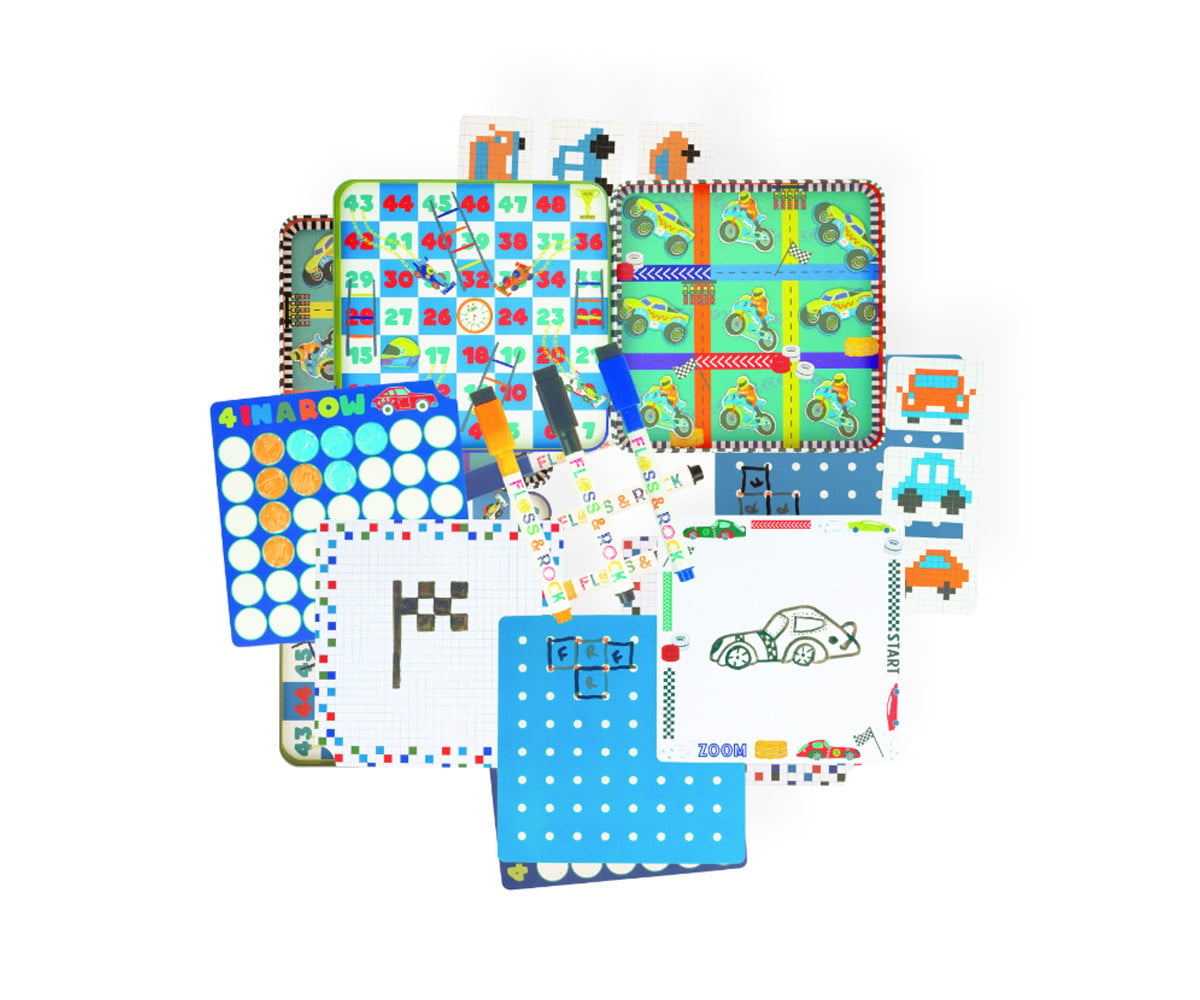 Set 6 Juegos Magnéticos Cars
