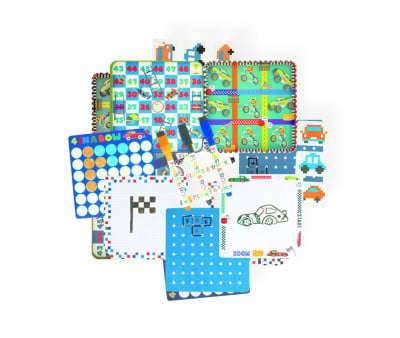 Set 6 Juegos Magnéticos Cars