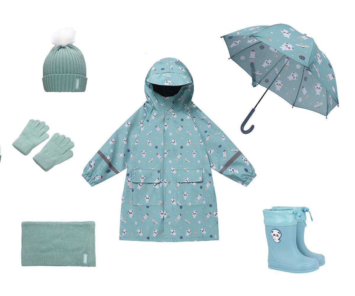 Pack de Lluvia Pandas in Space + Set de Invierno