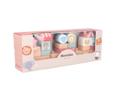 Trenino Legno Monneka Circus Personalizzabile