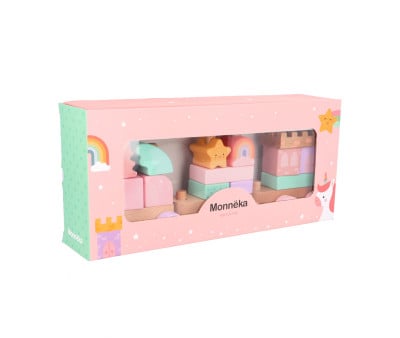Trenino Legno Monneka Magic World Personalizzabile