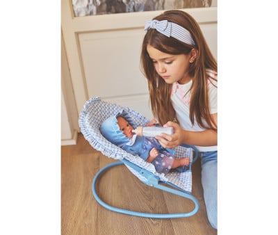 Bambola Helena con Vestito Blue & Flowers
