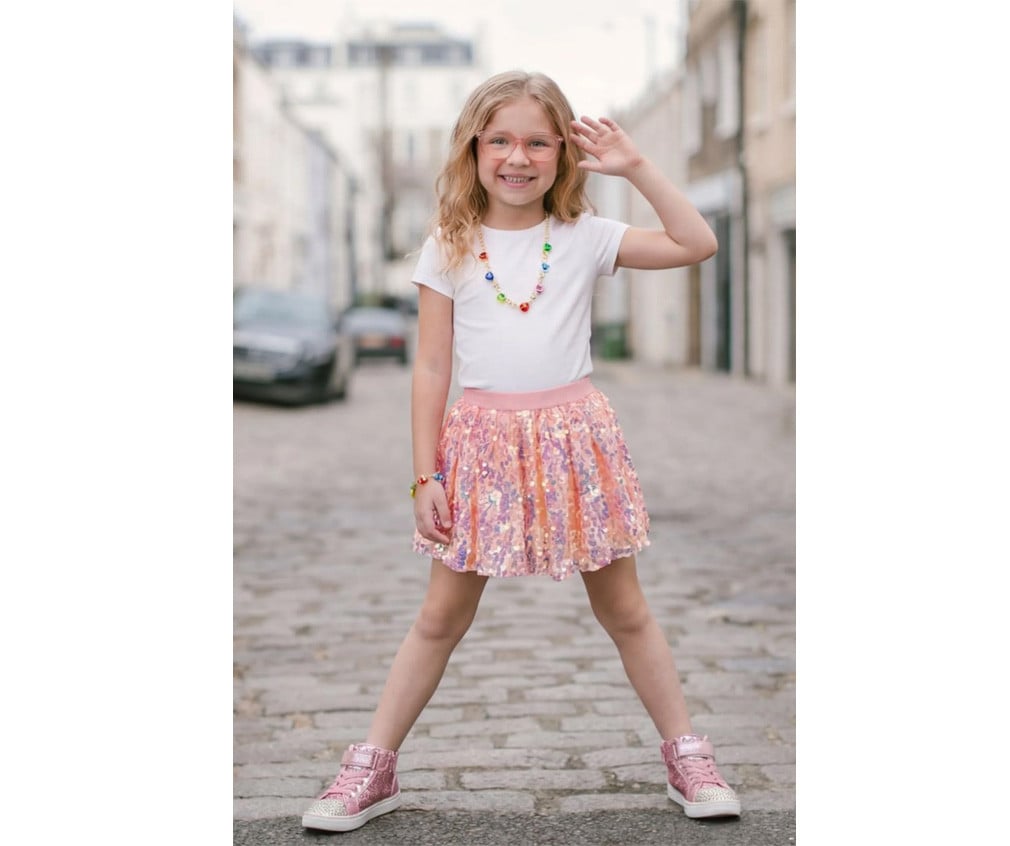 Falda Hot Pink 4-6 Años