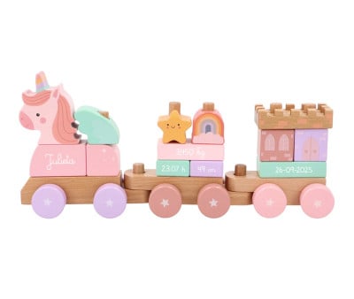 Trenino Legno Monneka Magic World Personalizzabile