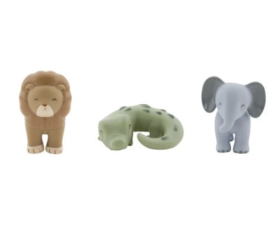 Set 3 Animales Para el Baño Safari Friends