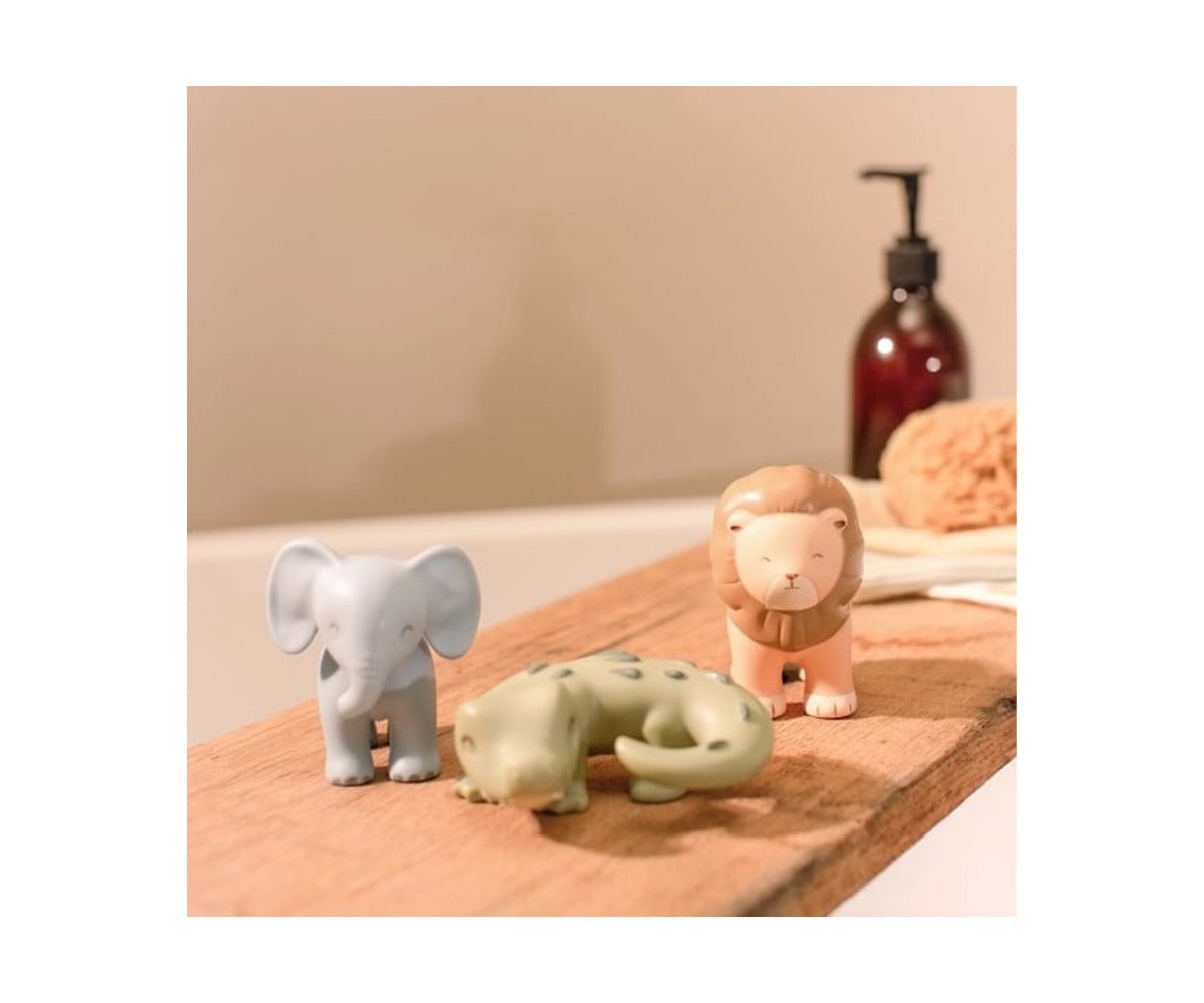 Set 3 Animales Para el Baño Safari Friends