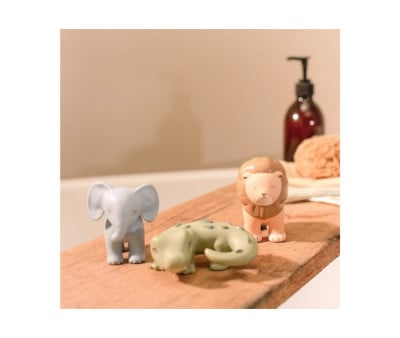 Set 3 Animales Para el Baño Safari Friends