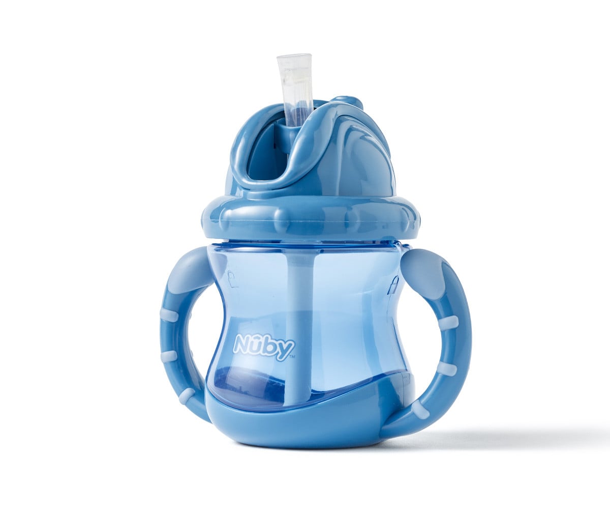 Vaso antiderrames 240ml Azul 12m+