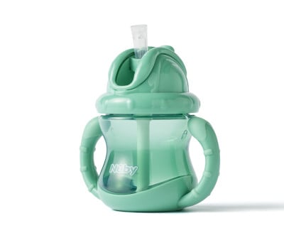 Vaso Antiderrames 240ml Verde 12m+