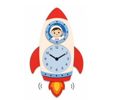 Reloj de Pared Cohete Personalizable