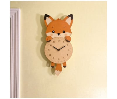 Relógio de parede Fox Personalizável