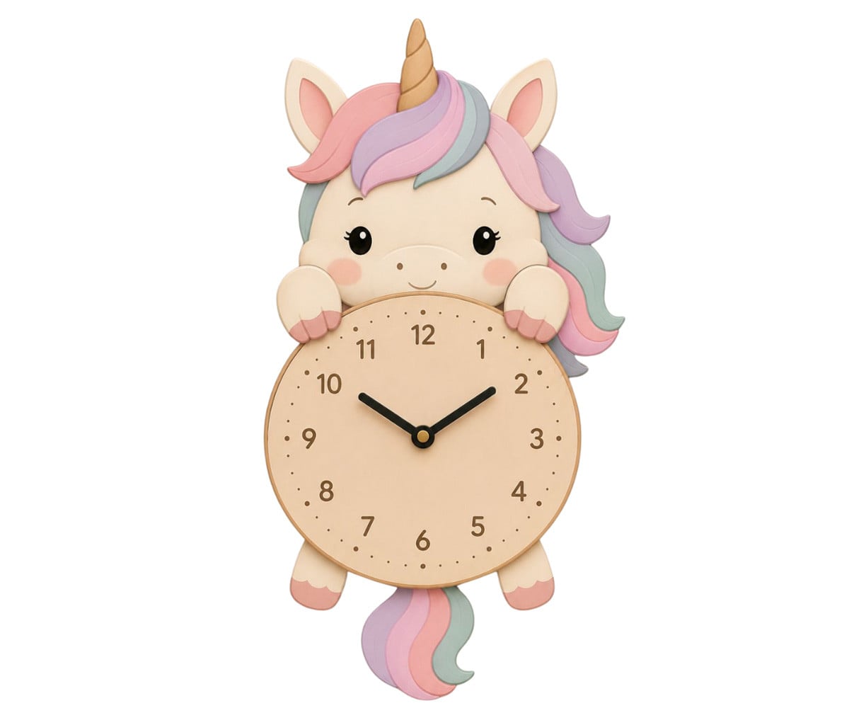 Orologio da Parete Unicorno Personalizzabile