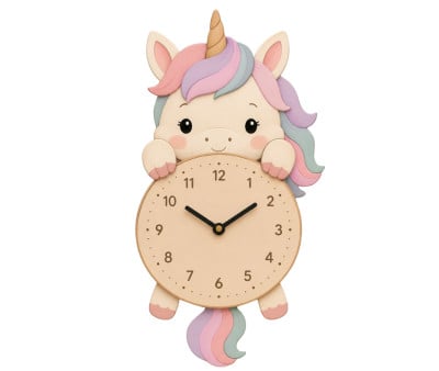 Orologio da Parete Unicorno Personalizzabile