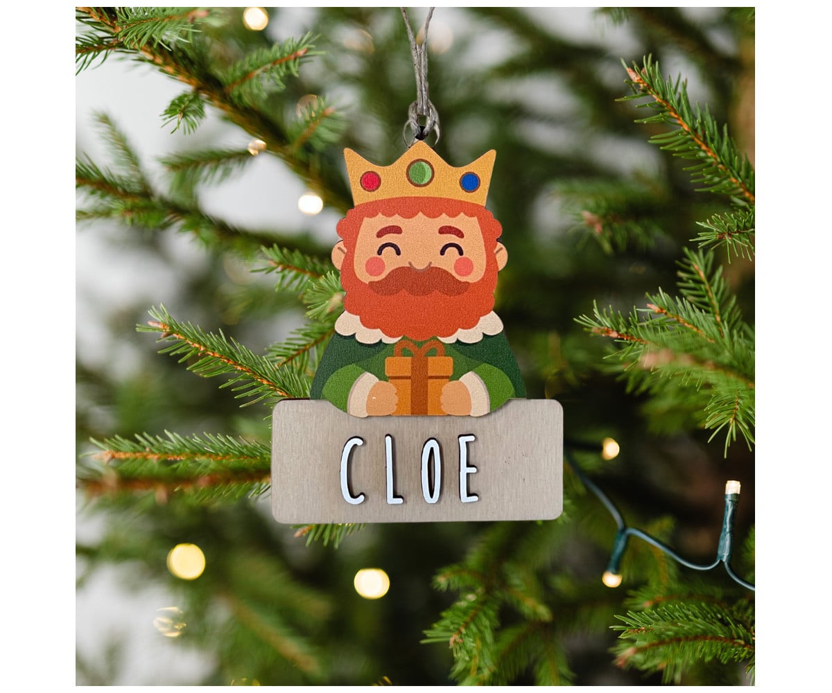 Ornamento do Rei Gaspar  Personalizado DIY