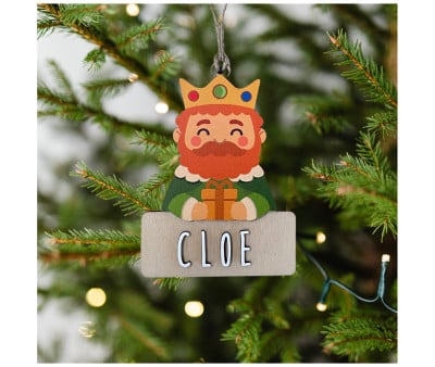 Ornamento do Rei Gaspar  Personalizado DIY