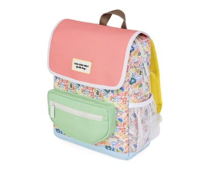 Zaino Asilo Flap Happiness Personalizzabile
