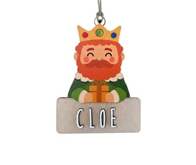 Ornamento do Rei Gaspar  Personalizado DIY