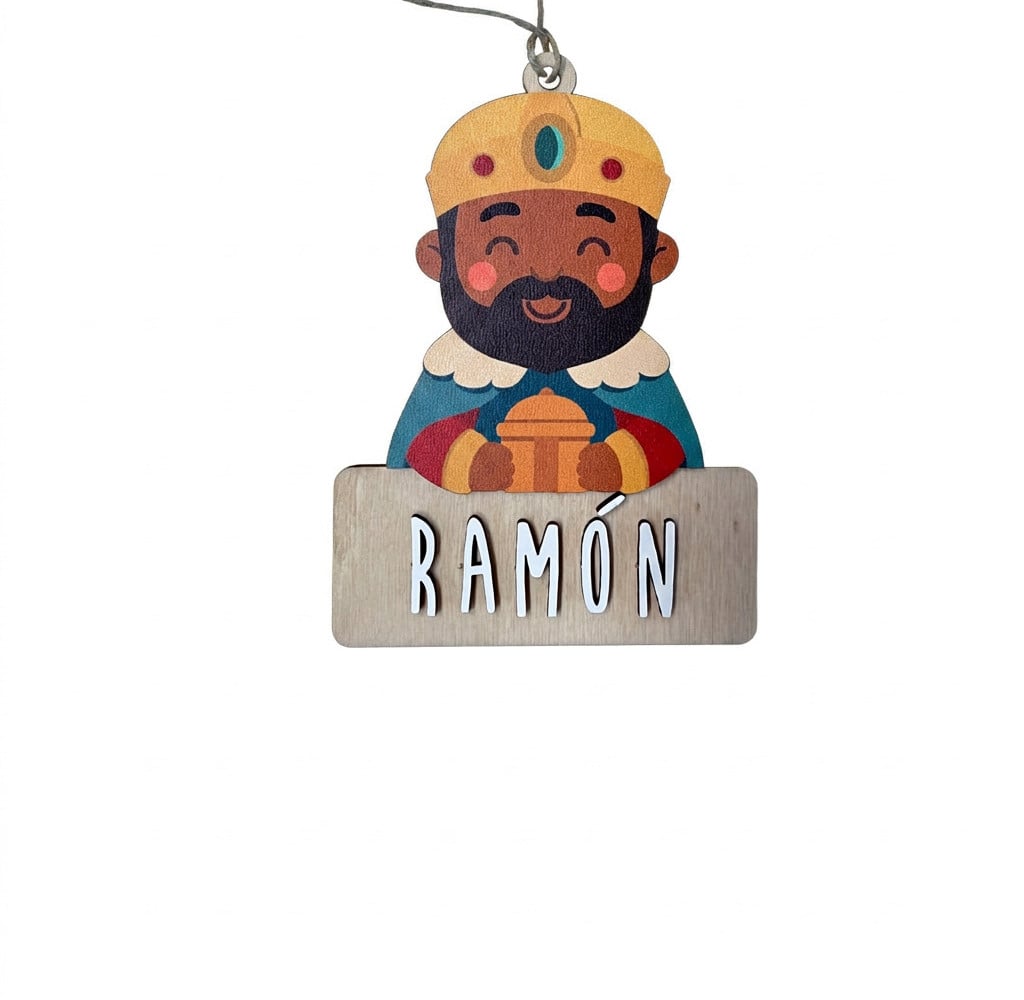 Adorno Personalizable Rey Baltasar