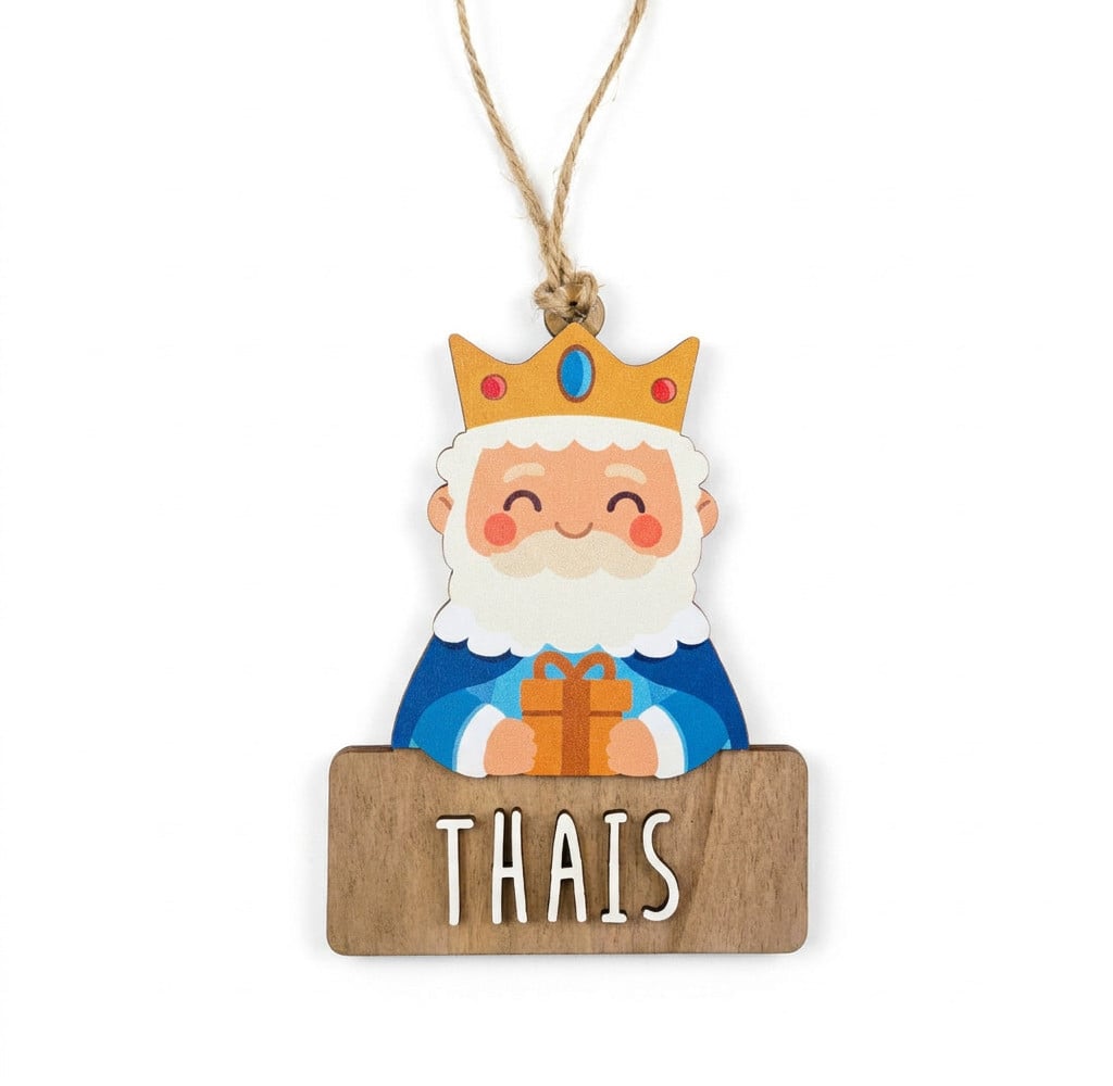 Adorno Personalizable Rey Melchor