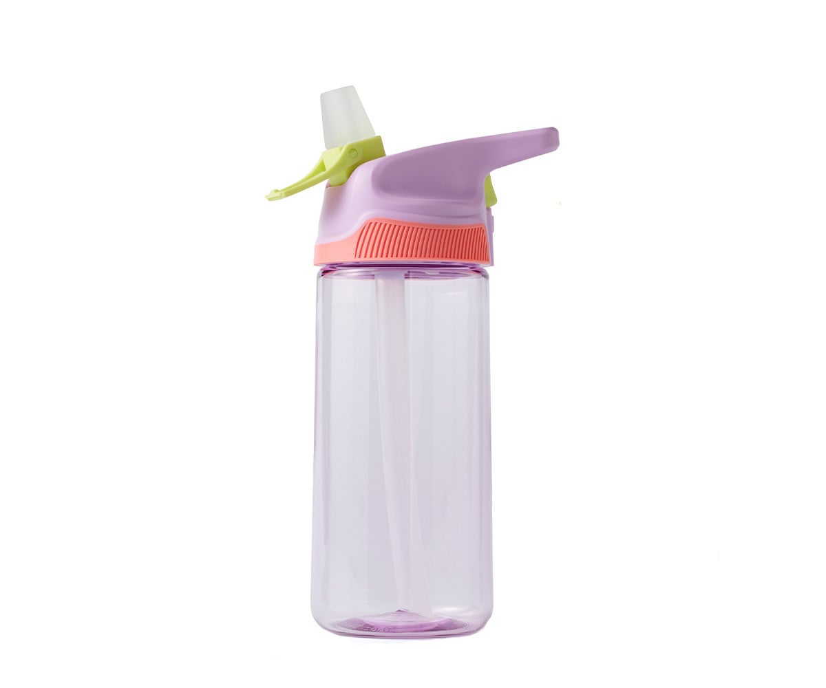 Botella con Boquilla Blanda Rosa