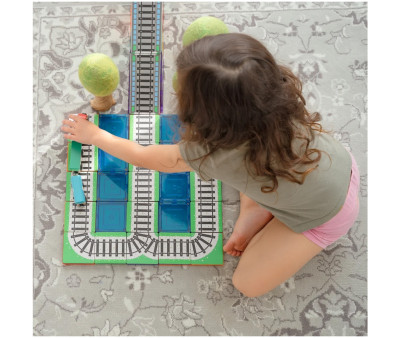 Pacote Tile Topper Rail Track 36 peças