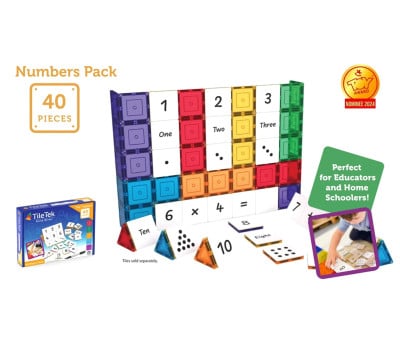 Pacote numérico Tile Topper 40 peças