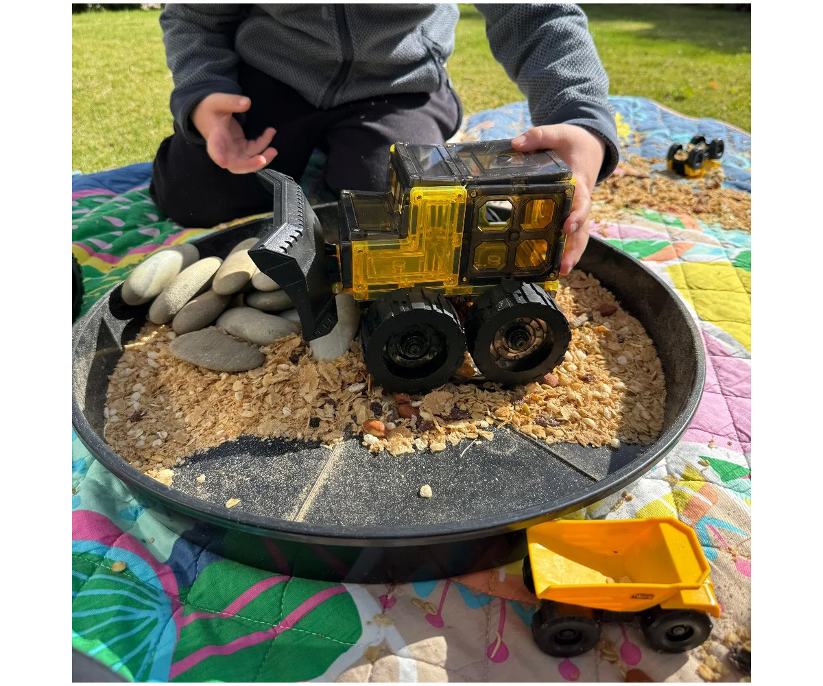 Conjunto de veículos de construção Mega Earth Mover 22 peças