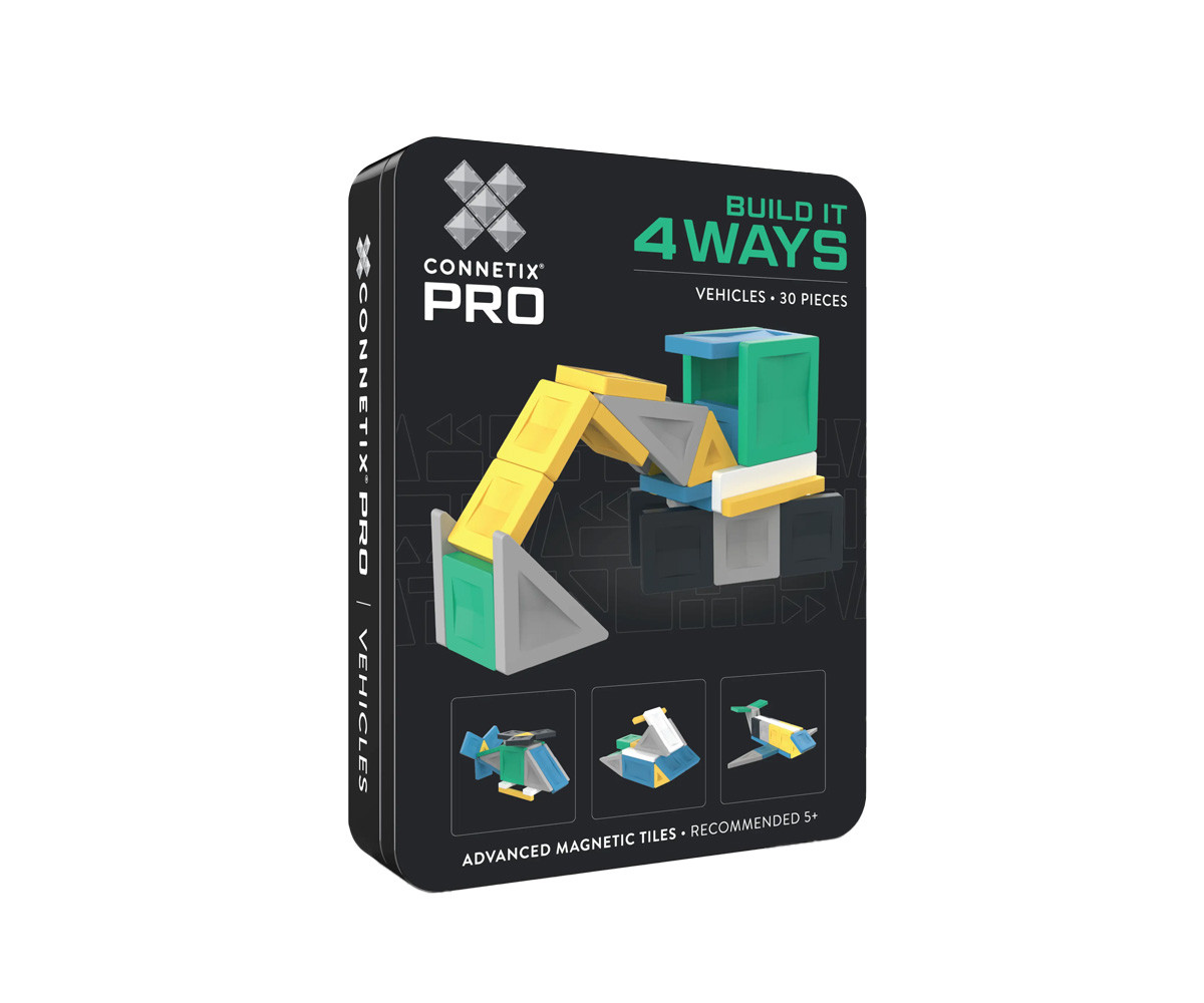 Pacote de construção de veículos Build It 4 Ways PRO de 30 peças