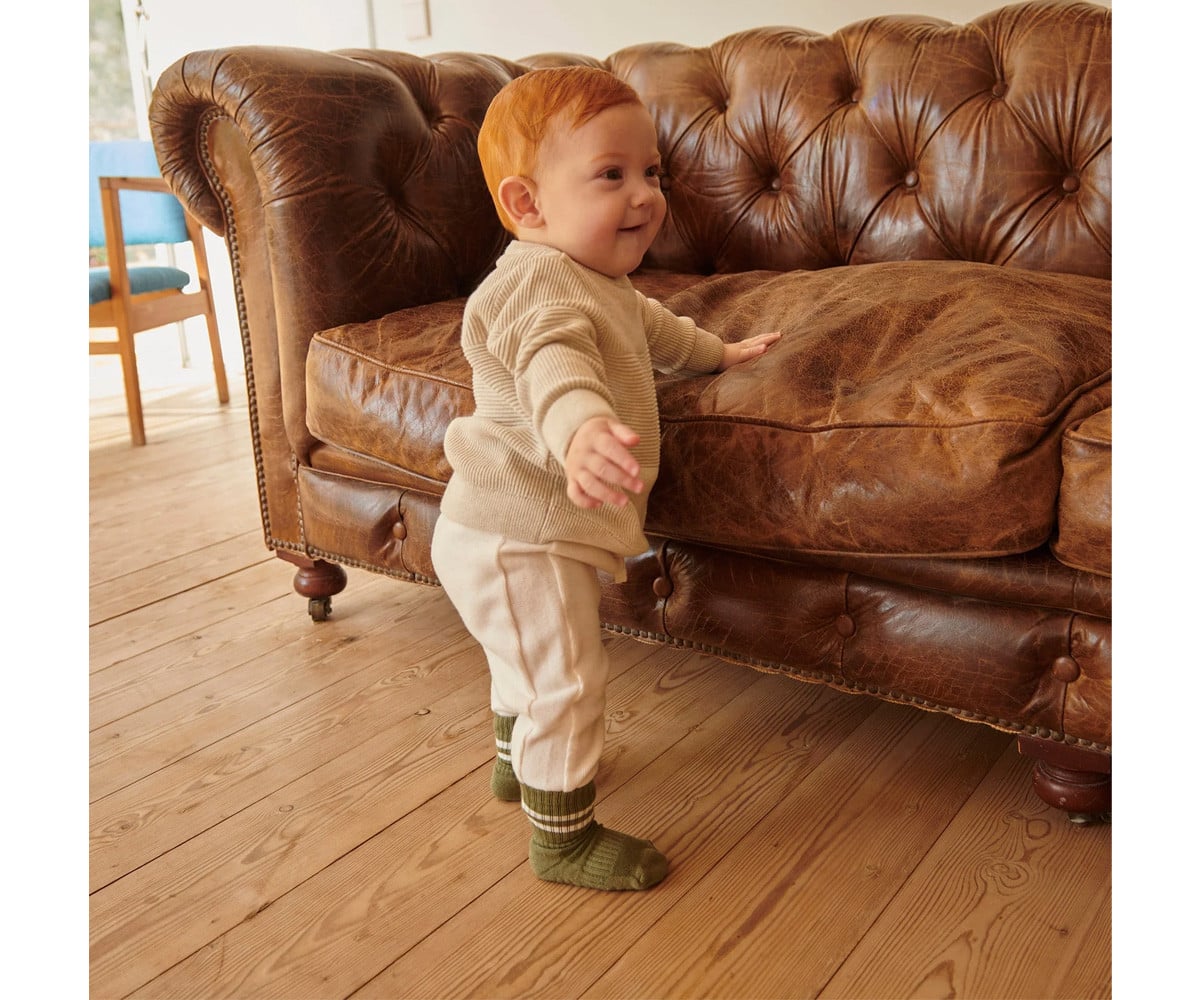 Calcetines Suela Antideslizante Algodón Sports Olivine