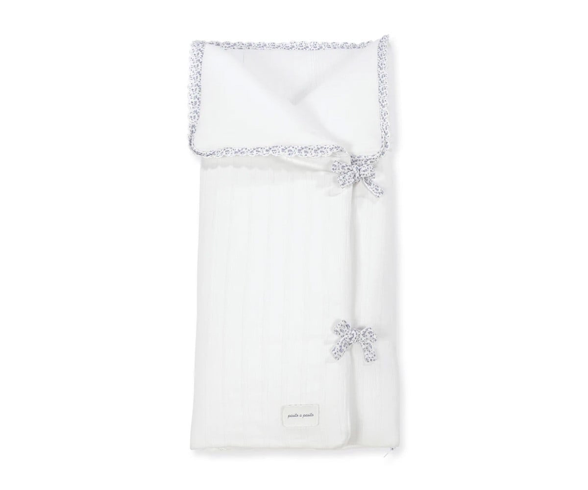 Arrullo/Manta Little Bloom Vichy Gris TOG 2,5