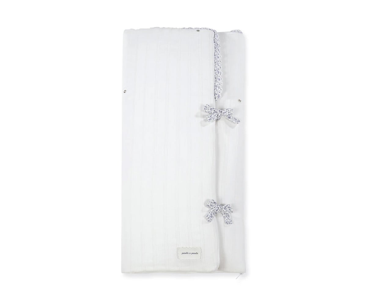 Arrullo/Manta Little Bloom Vichy Gris TOG 2,5