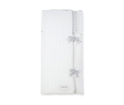 Arrullo/Manta Little Bloom Vichy Gris TOG 2,5