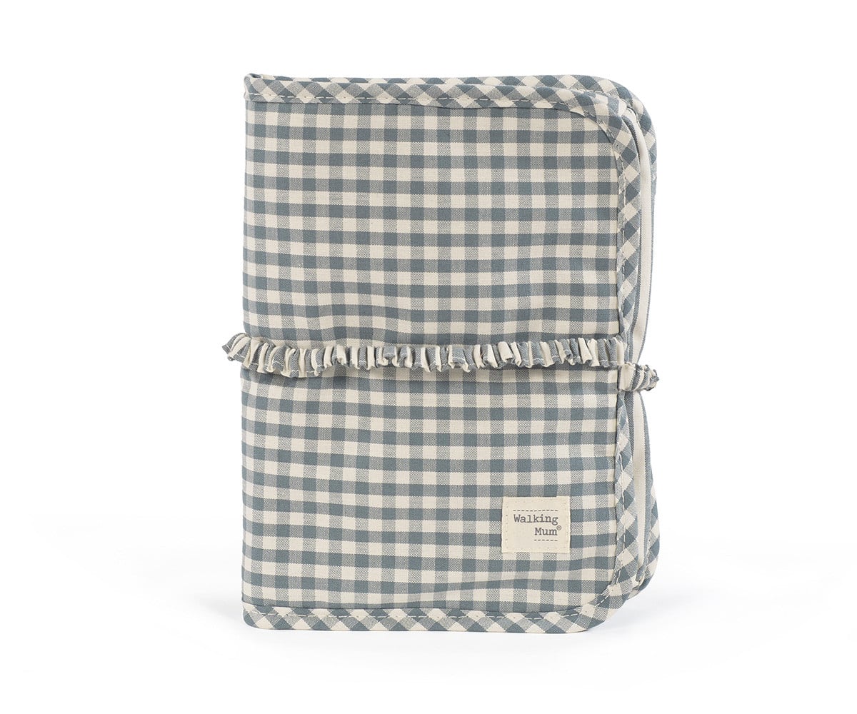 Porte-Lingettes/Couches avec Tapis à Langer Praliné Matcha