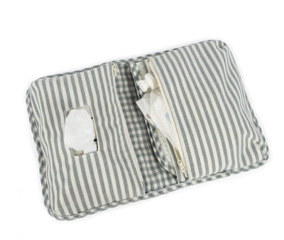 Porte-Lingettes/Couches avec Tapis à Langer Praliné Matcha