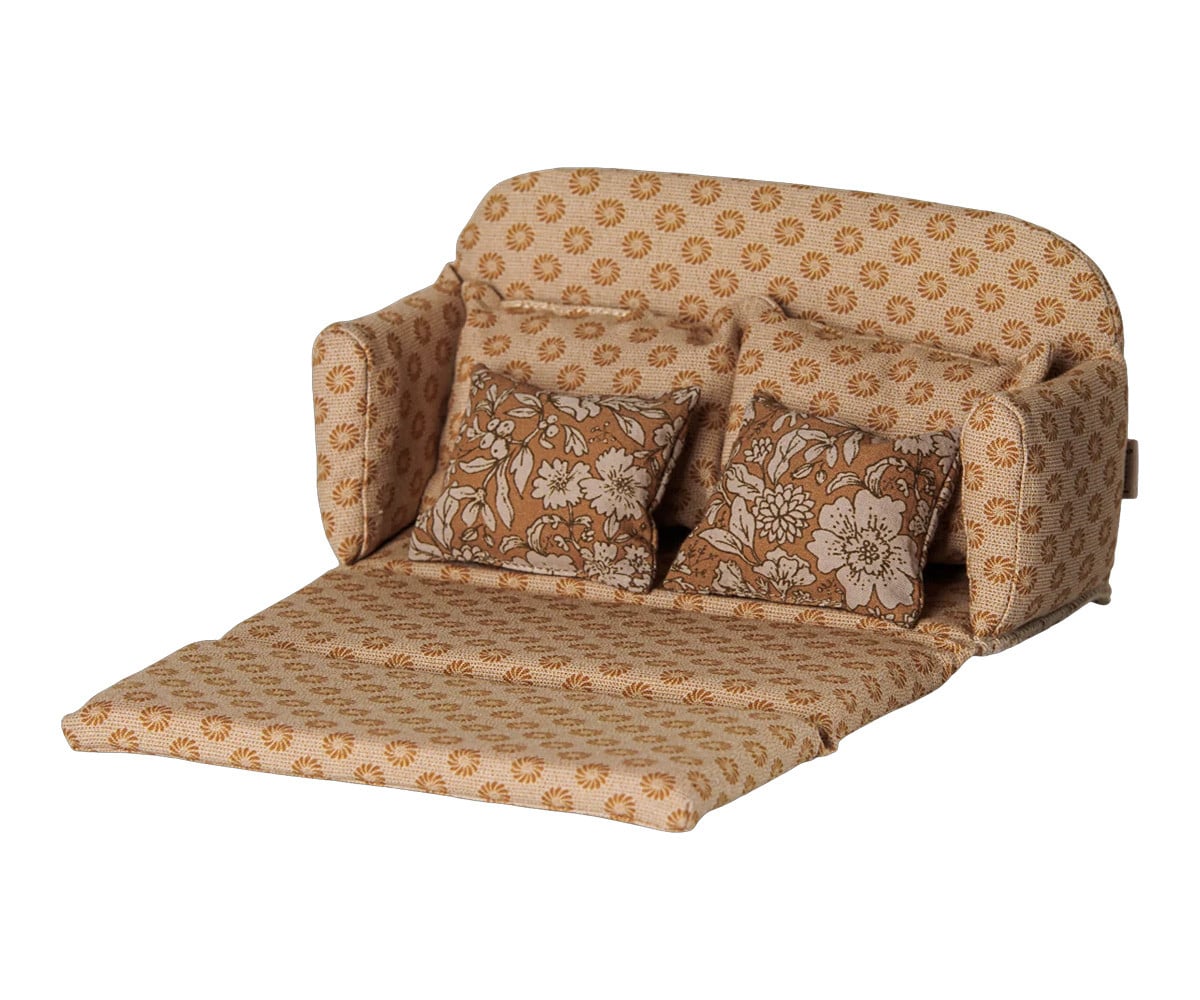 Divano Letto Grande Ocra Maileg Miniatura