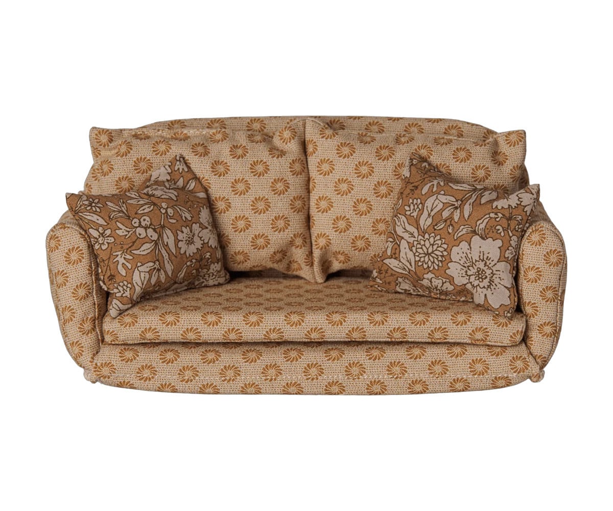 Divano Letto Grande Ocra Maileg Miniatura