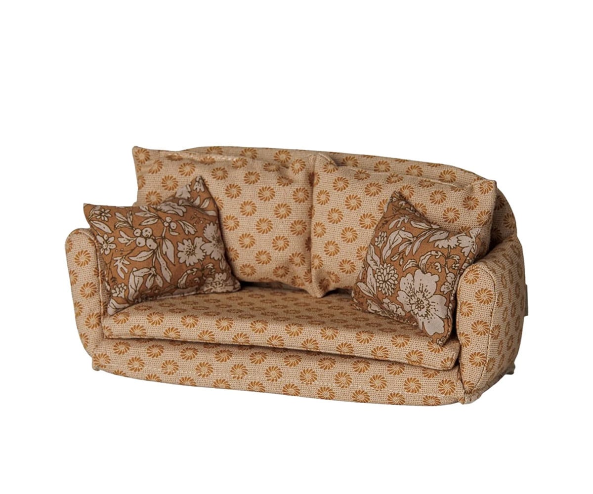 Divano Letto Grande Ocra Maileg Miniatura