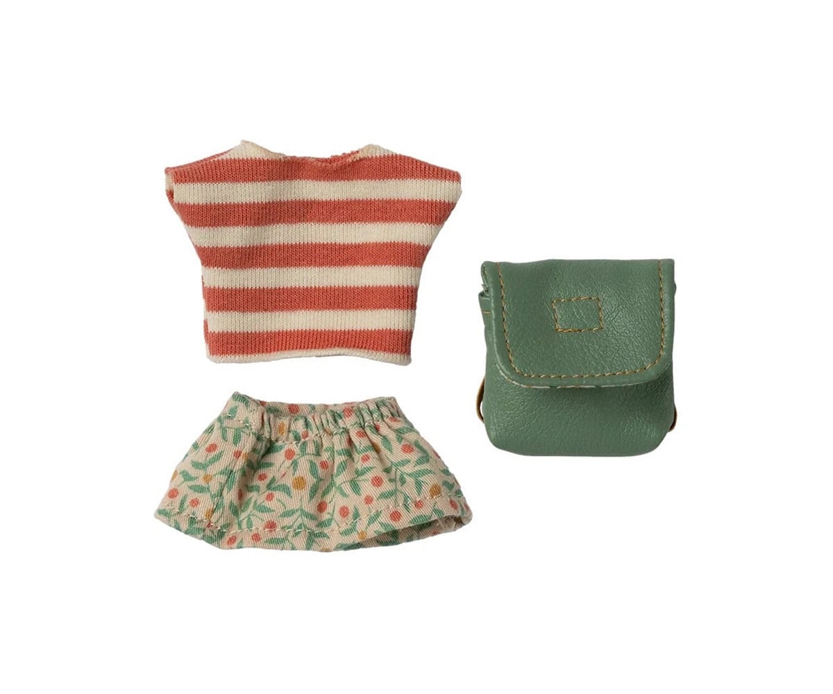 Ropa y Mochila para Ratón Hermana Mayor Maileg