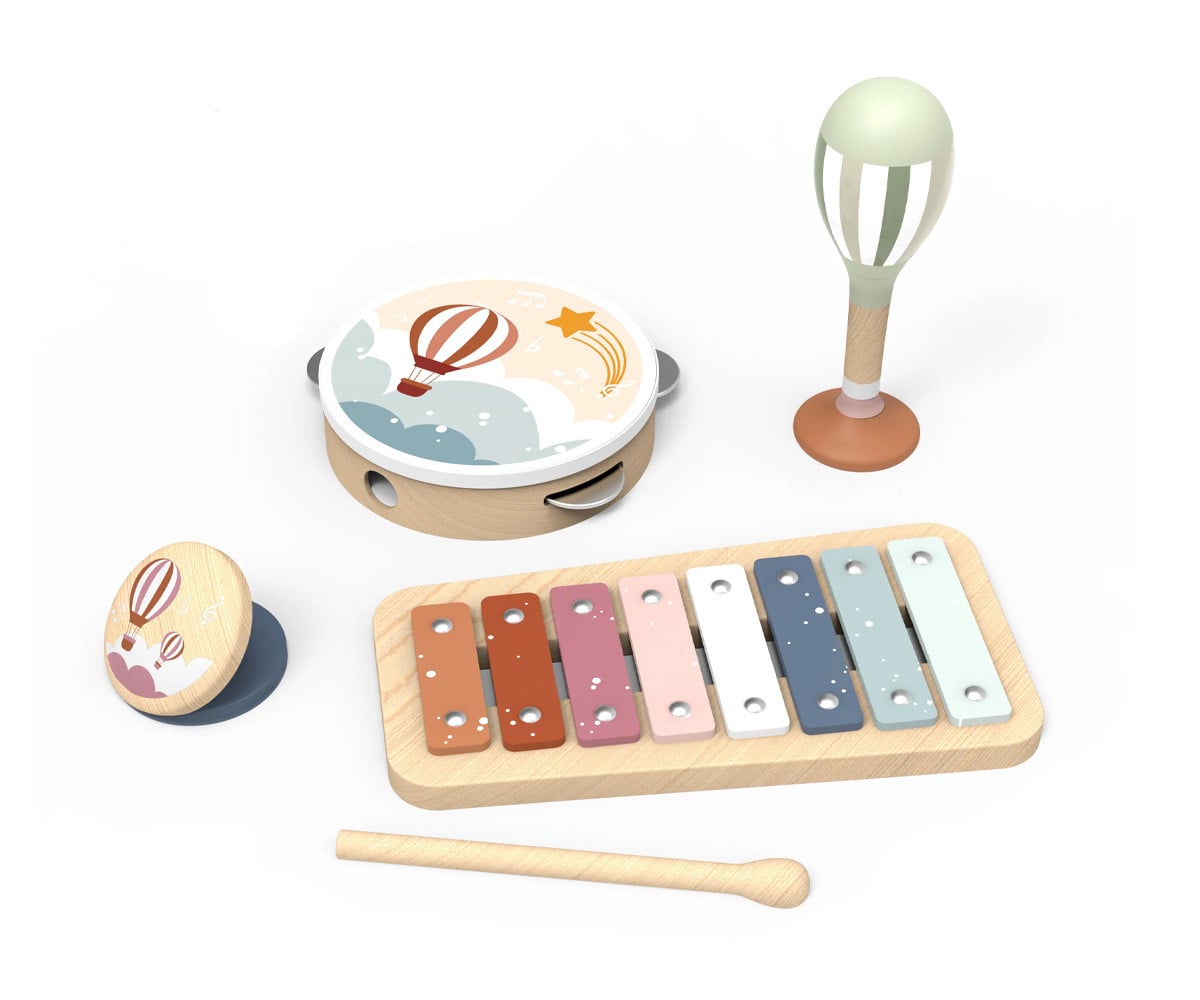 Set Musicale Medio in Legno Sky Melody