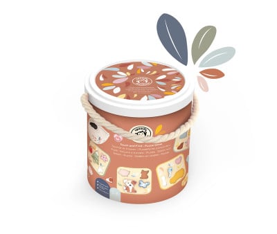 4 Puzzle Sensoriali Touch and Find