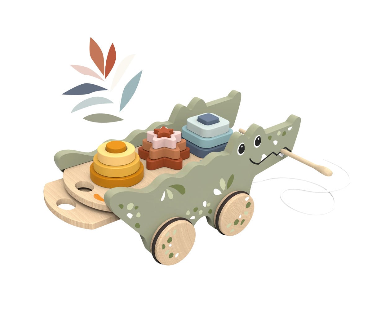 Trainabile Crocodile con Xilofono e Attività