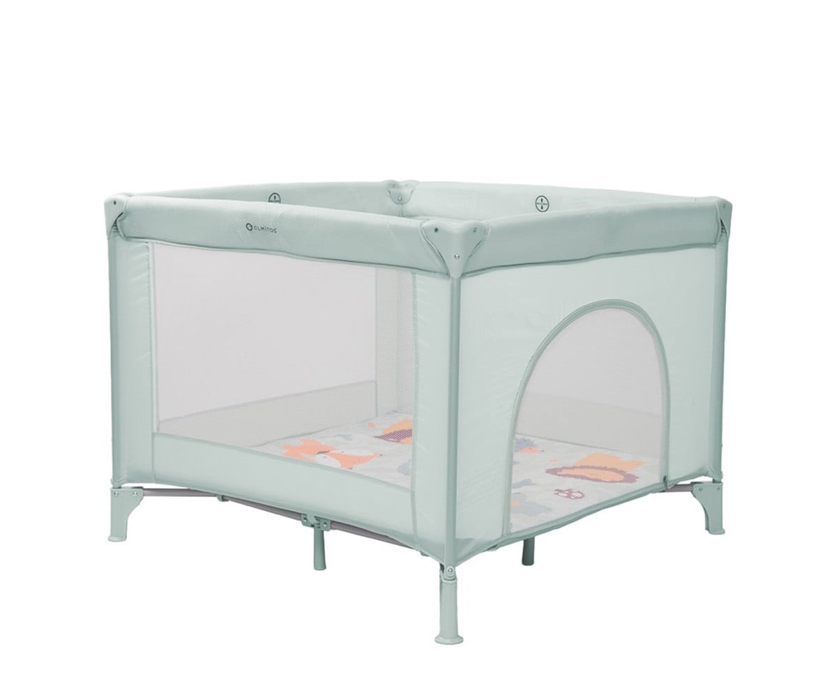 Parque Cuadrado con Gatera Azul Wild