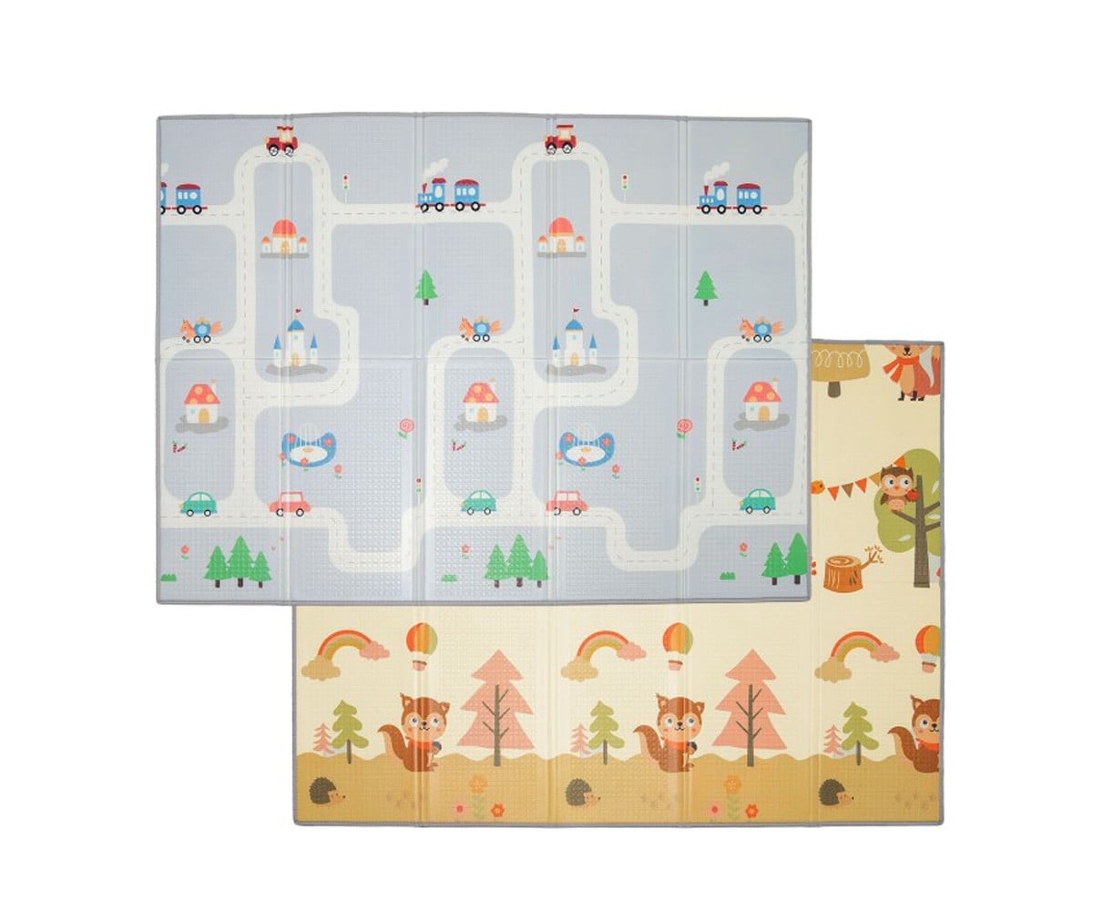 Alfombra Juegos Reversible Road/ Autumn